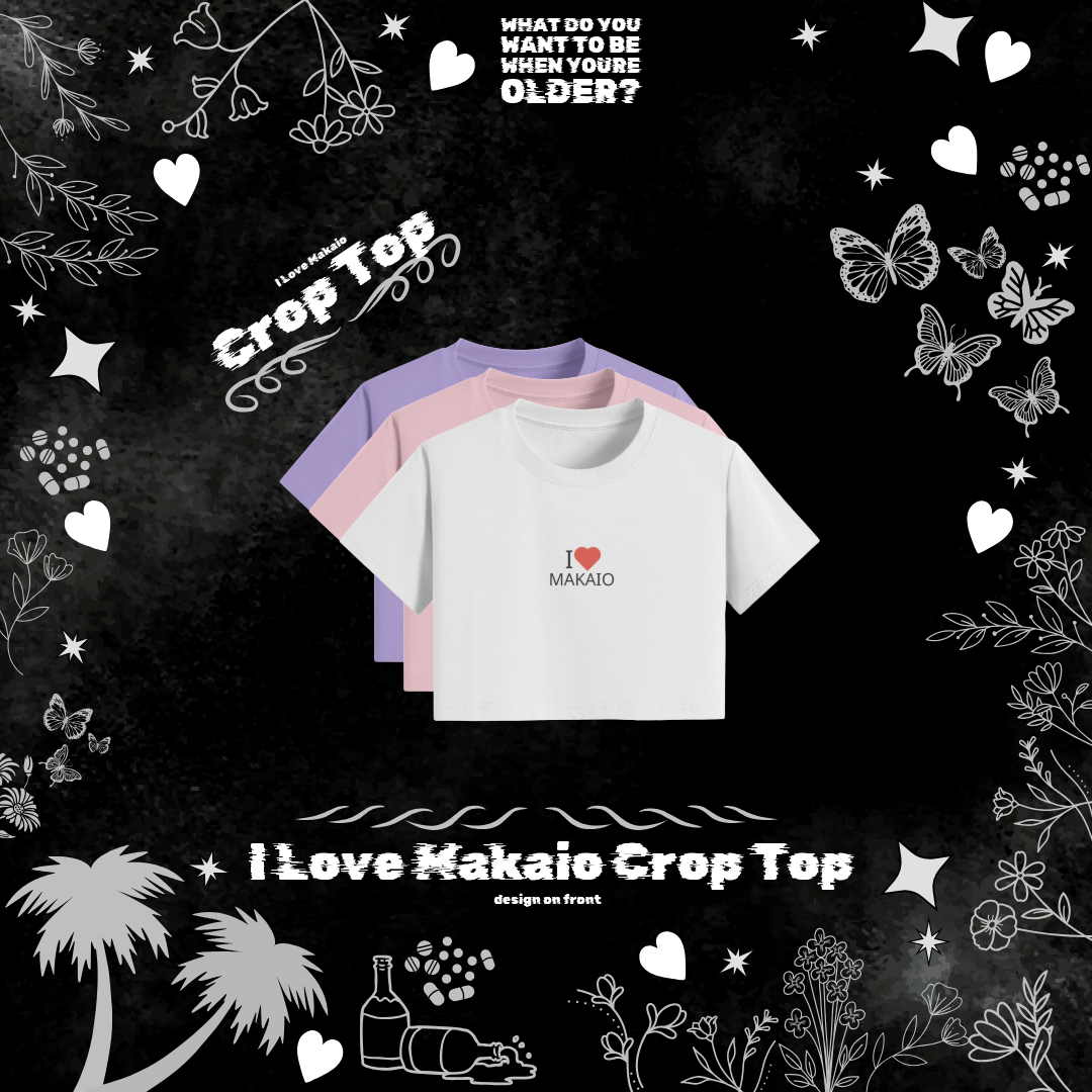 “I Love Makaio” Crop-Top