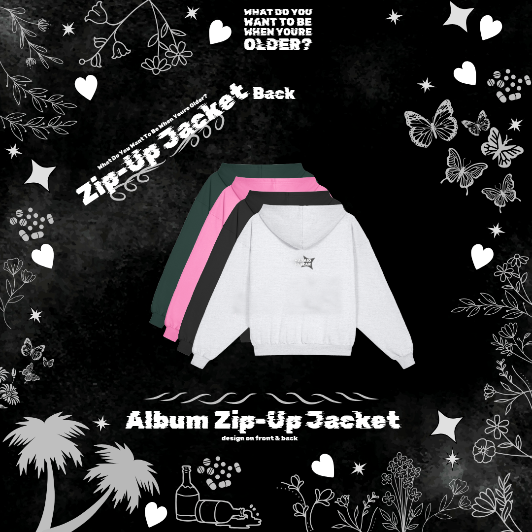 What Do You Want To Be When You’re Older? Zip-Up Jacket