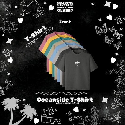 Oceanside T-Shirt (Palm Tree Design)
